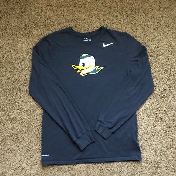 Nike Tops - nike grey long sleeve, university of oregon ducks